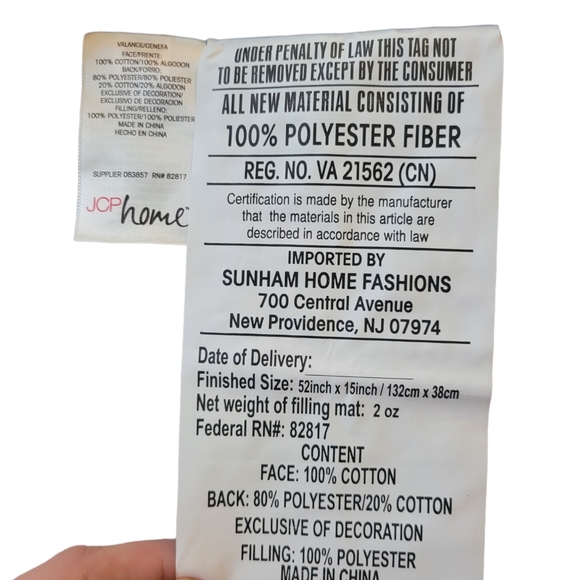 New JCP home valance - Picture 6 of 6